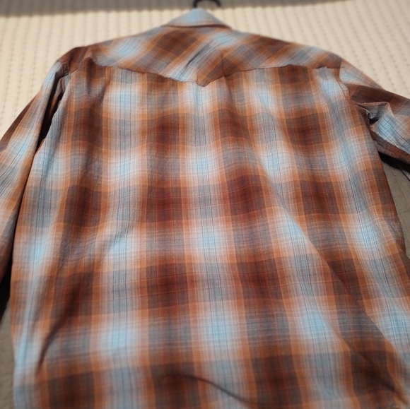 Large long sleeve panhandle slim pearl snap - Picture 3 of 3